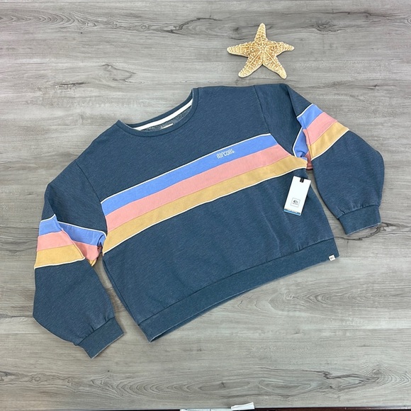 🔆RIP CURL🔆 GOLDEN STATE CREW RETRO SWEATSHIRT - Picture 2 of 13